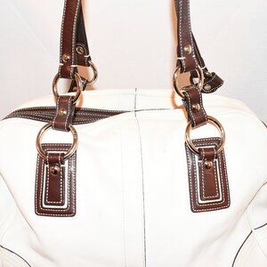 Vintage Coach Pebbled Leather Satchel